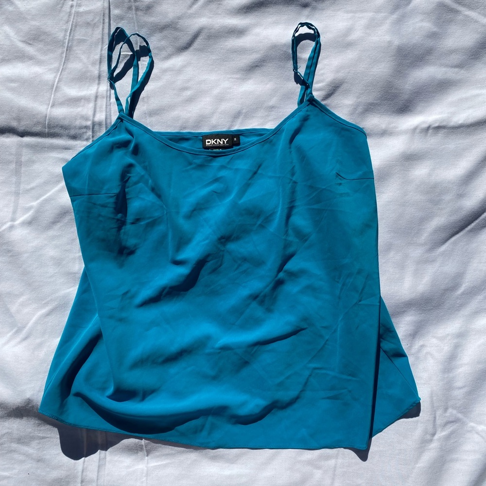 DKNY Teal Camisole Tank Top